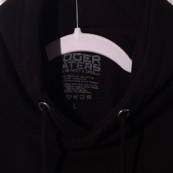 Roger Waters This Is Not A Drill 2022 Tour USED Hoodie Sweatshirt: L, Pink Floyd - Picture 3 of 7